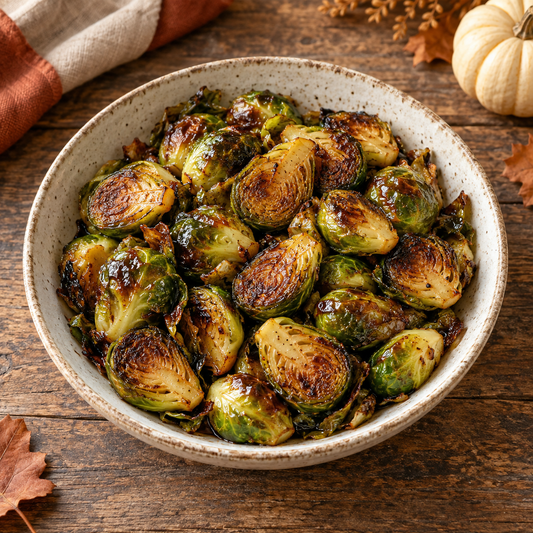 Bourbon Glazed Brussel Sprouts - WF