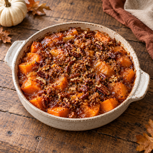 Pecan Sugar Sweet Potatoes - WF, N