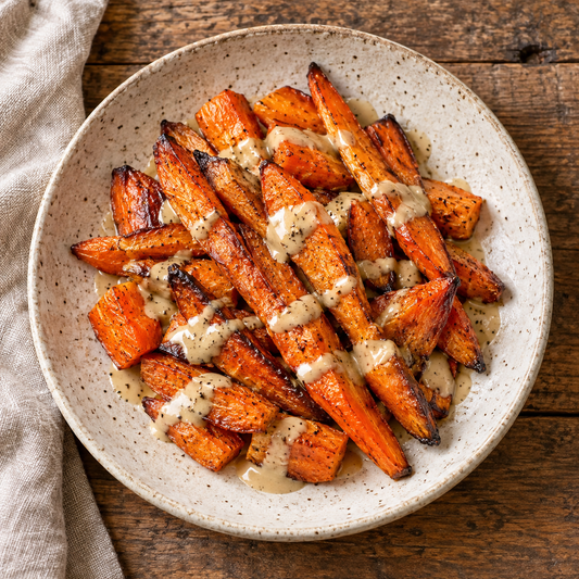 Maple Tahini Carrots - WF, DF