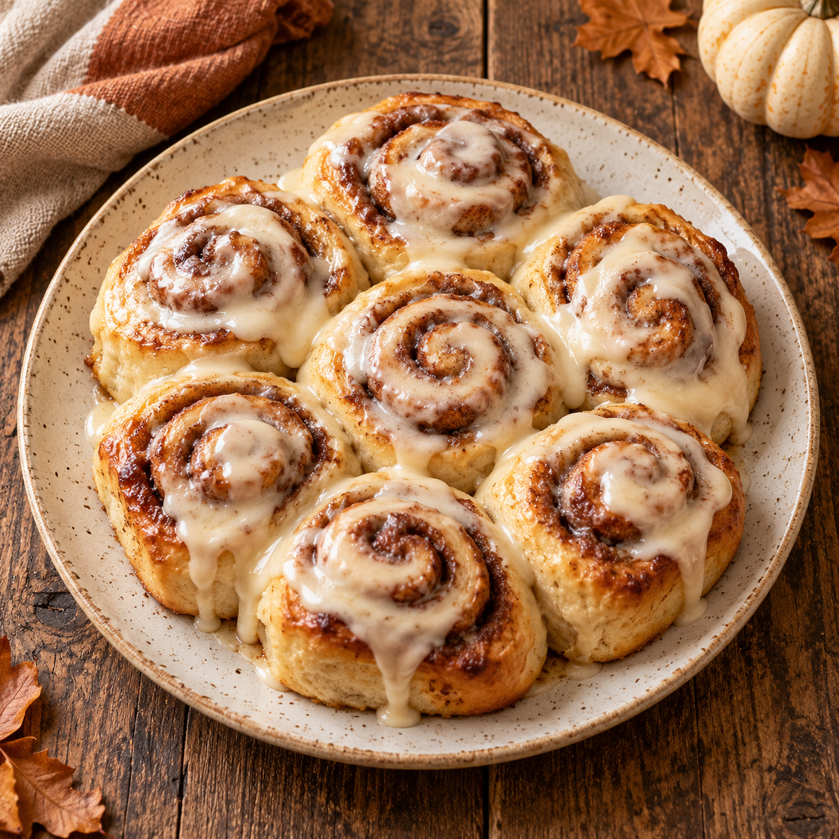 The Baker's Rack Cinnamon Rolls