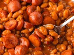 Beanie Weenies - hot dog & baked beans