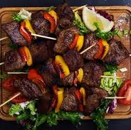 Beef Kabobs with Curry Fennel, Sweet Potato WF