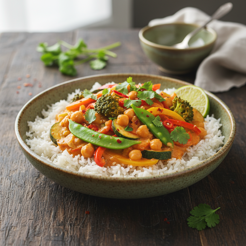 Coconut Red Curry Vegetables - WF, DF