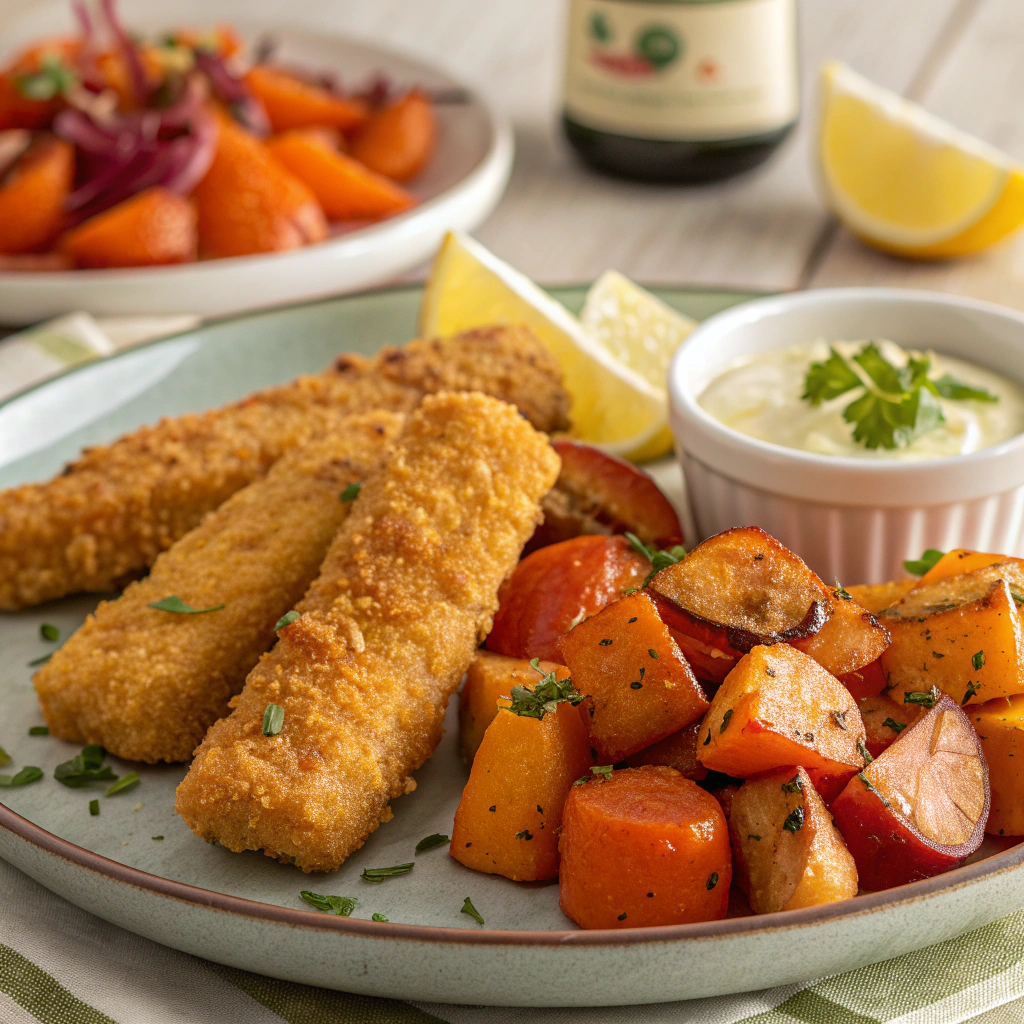  Fish Sticks & Sweet Potato Veggies - WF