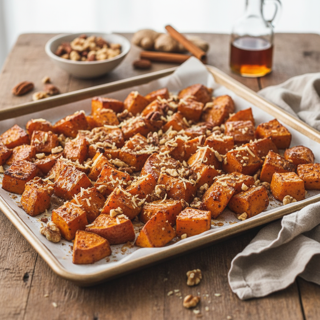 Ginger Maple Sweet Potatoes - WF, DF