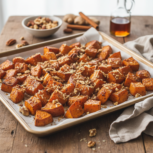 Ginger Maple Sweet Potatoes - WF, DF