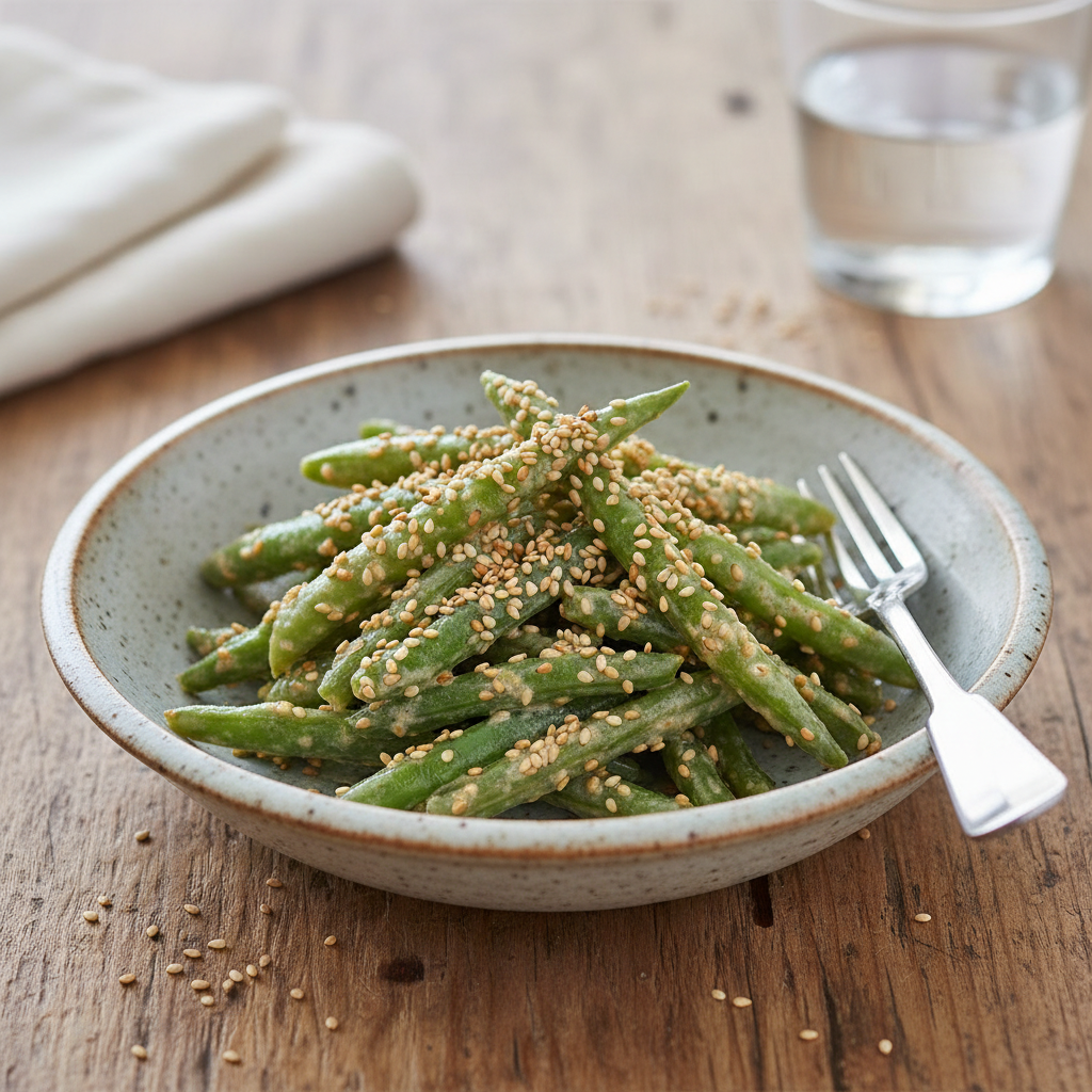 Green Bean Gomaae - WF, DF