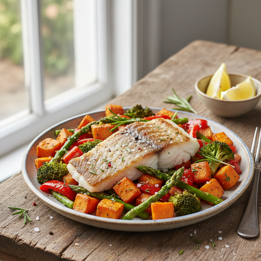 Haddock & Sweet Potato, Veggies - WF, DF