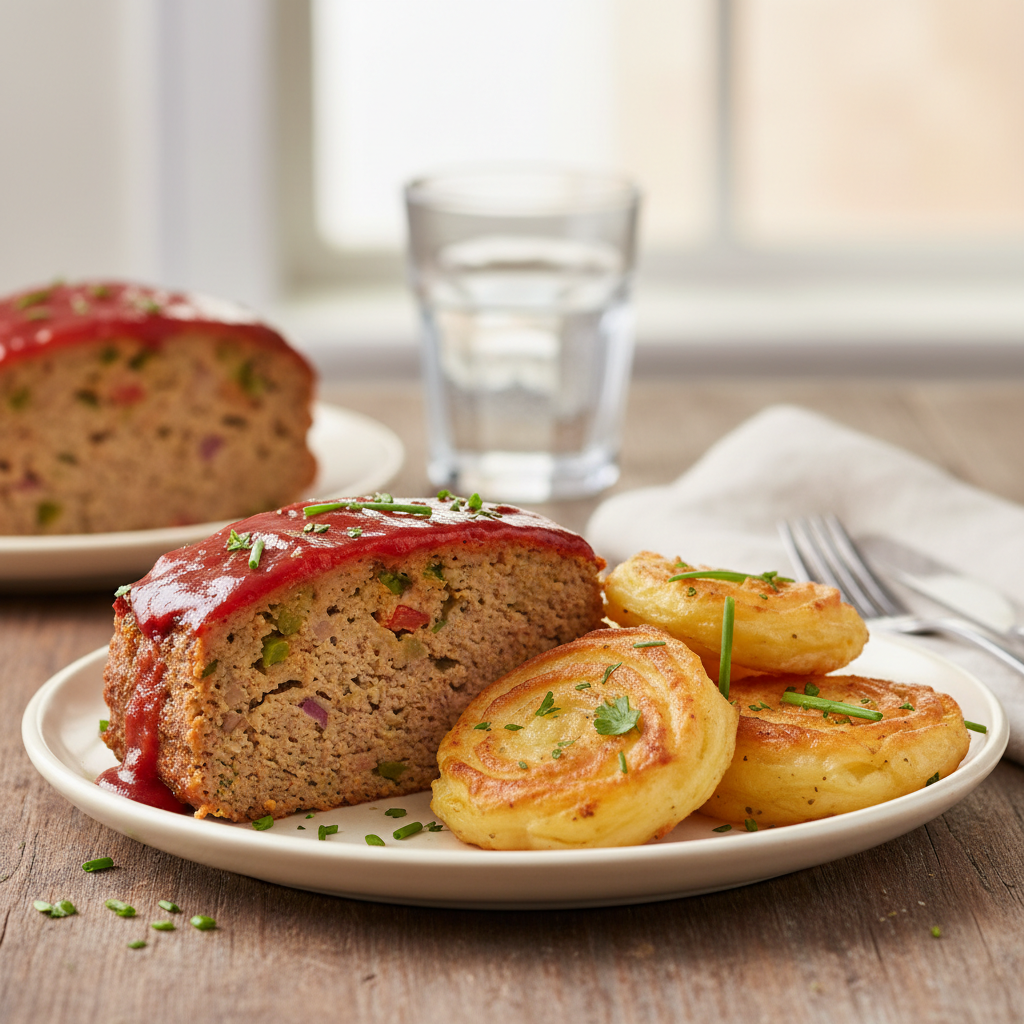 Turkey Meatloaf & Duchess Potatoes - WF