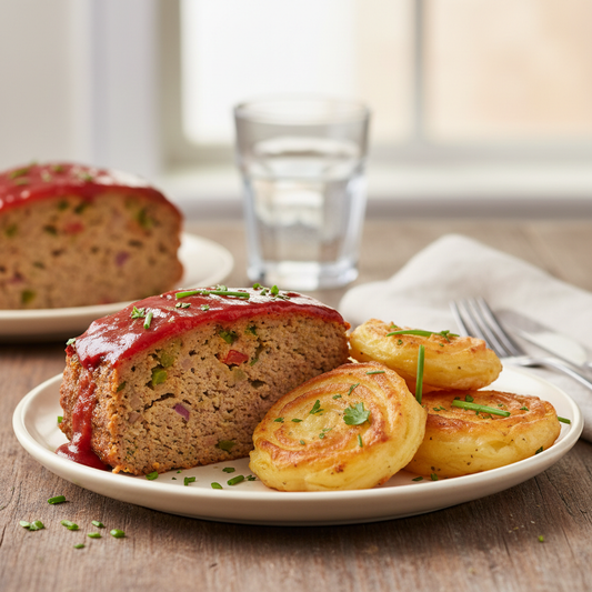 Turkey Meatloaf & Duchess Potatoes - WF